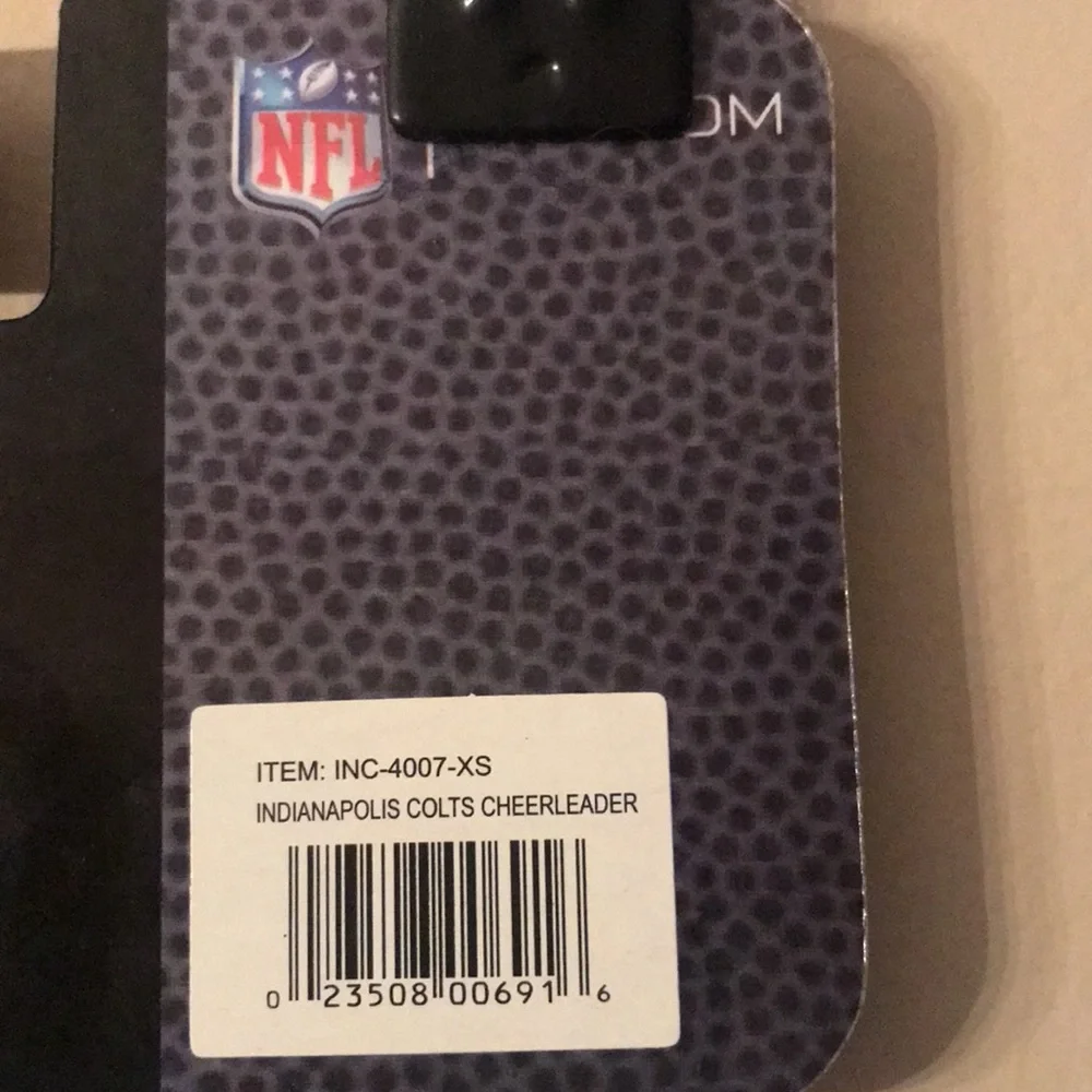 NFL  Dog Cheerleader Pet Wear Indianapolis Colts- NWT Size XS